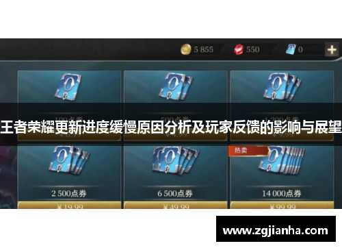 王者荣耀更新进度缓慢原因分析及玩家反馈的影响与展望